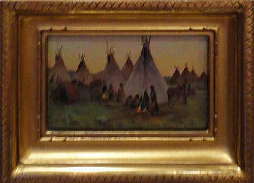 Blackfoot Teepees - Glacier Park, Montana